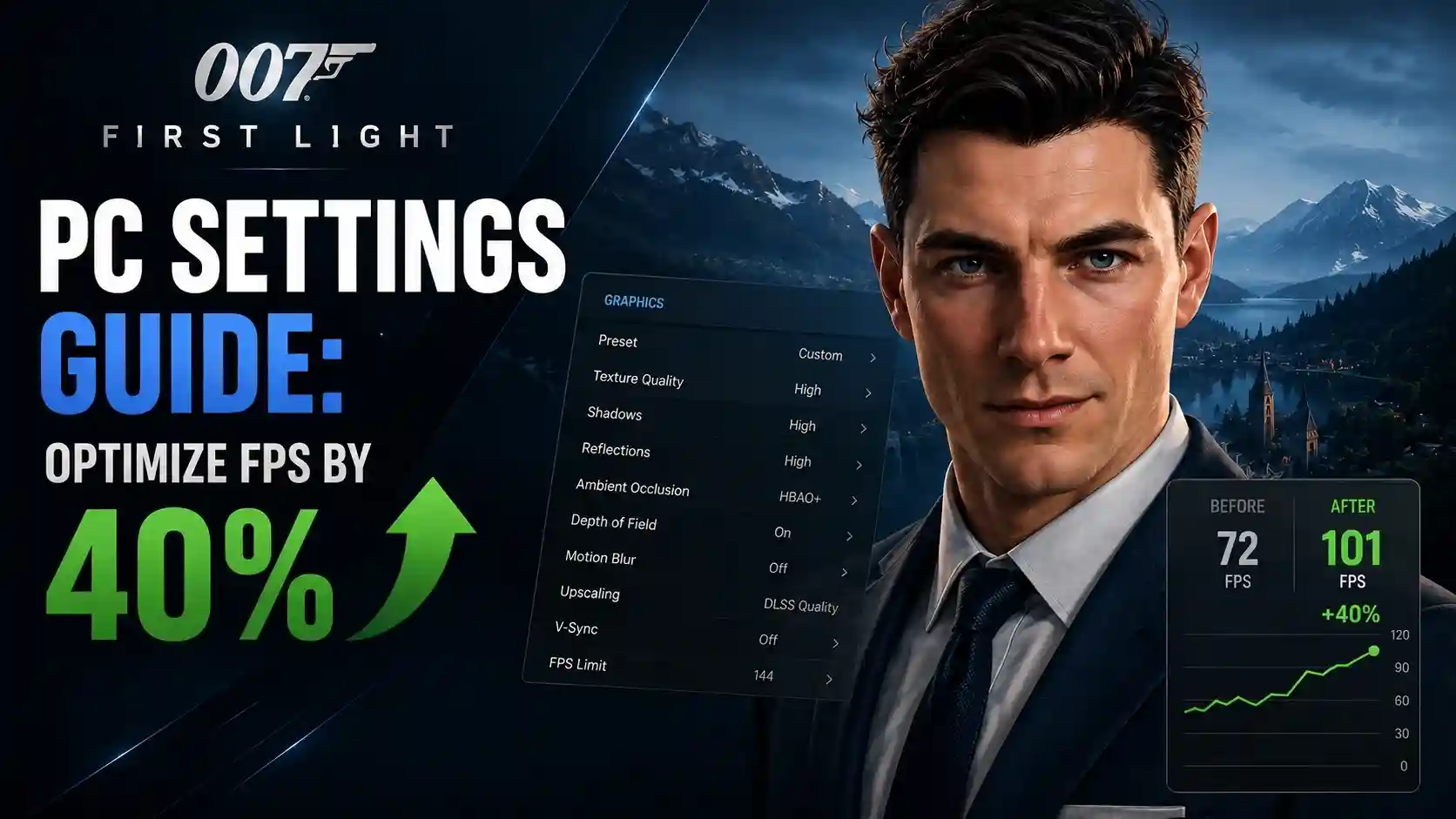 007 First Light PC Settings Guide: Optimize FPS by 40%