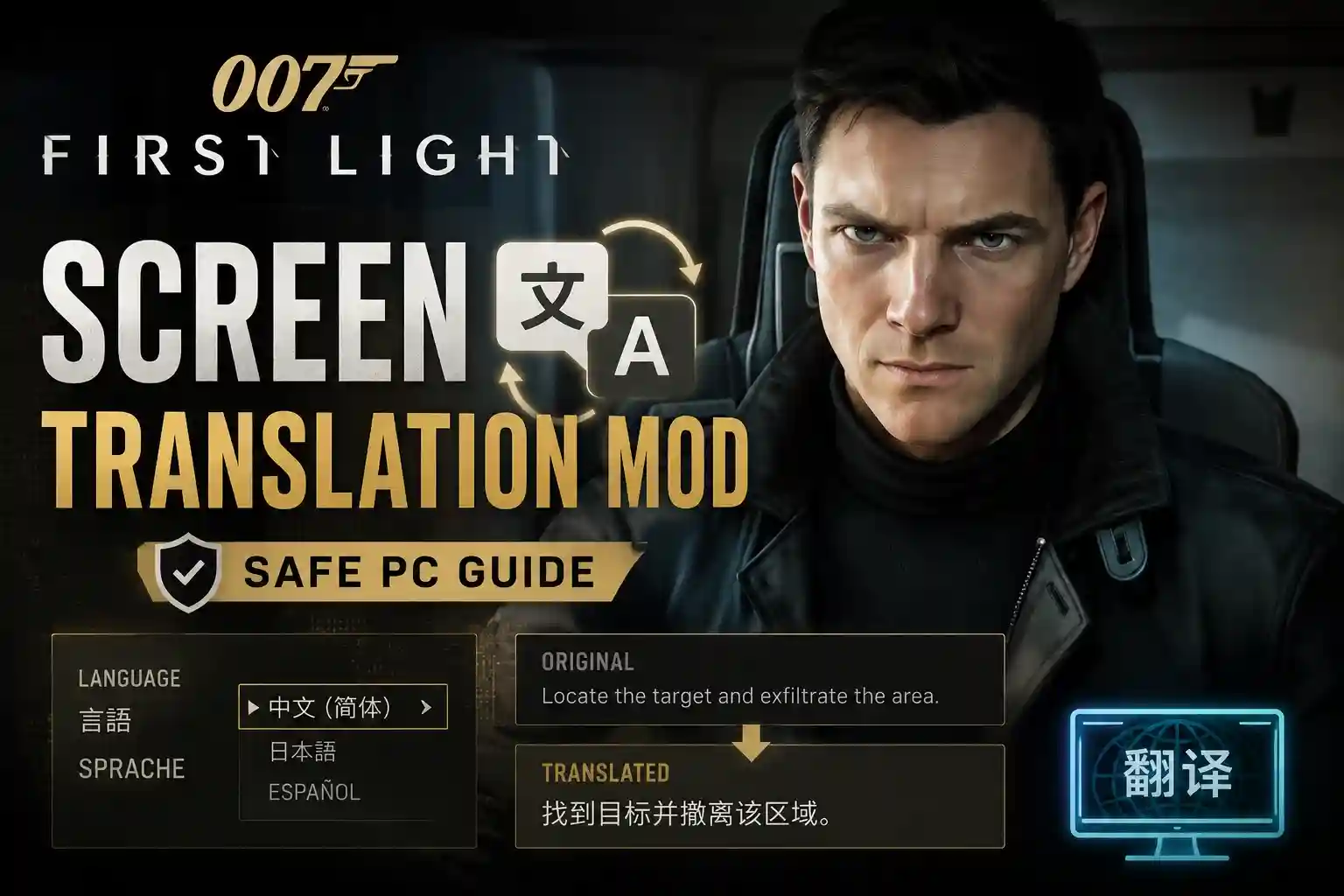 007 First Light Screen Translation Mod