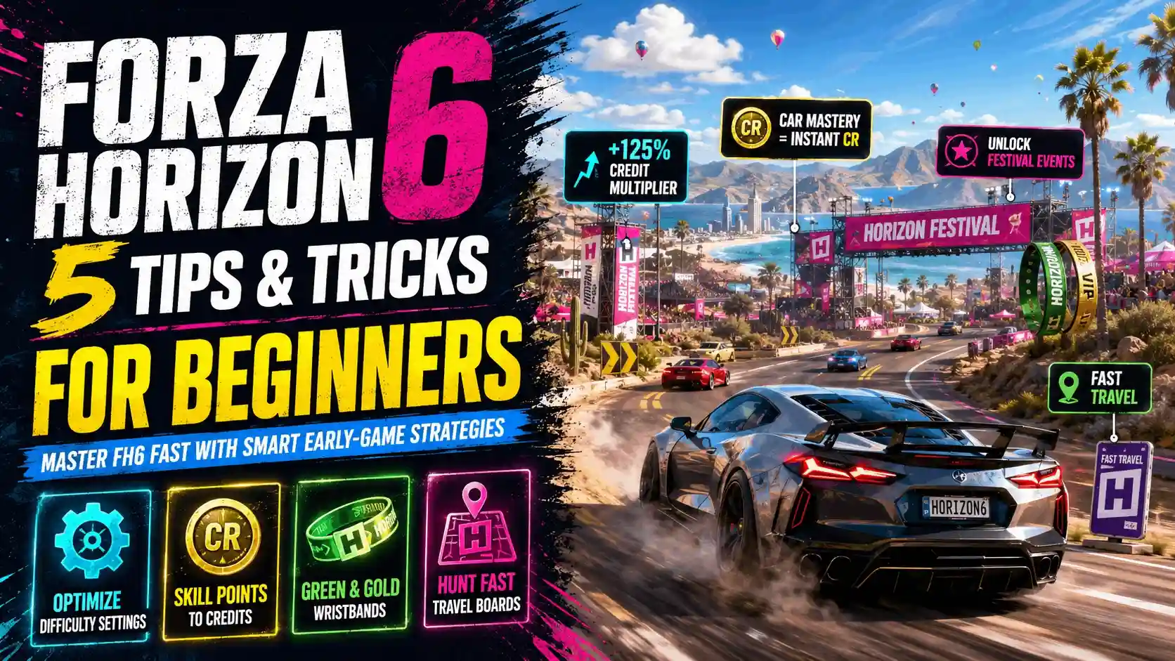 5 Forza Horizon 6 Tips and Tricks for Beginners (Complete)