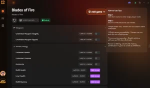 Choose XMODHUB for Blades of Fire