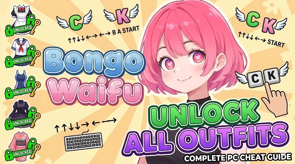 Bongo Waifu Unlock All Outfits: Complete PC Cheat Guide