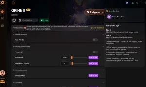 Choose XMODHUB for GRIME II