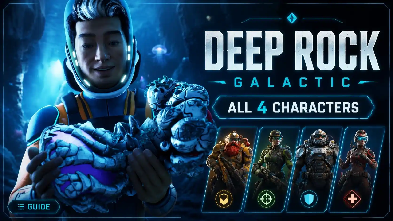 Deep Rock Galactic All Available Characters List: All 4
