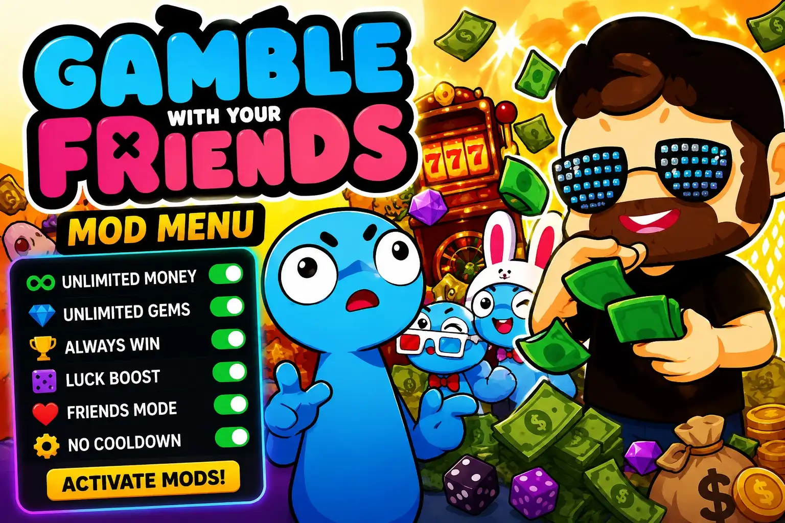 Gamble with Your Friends Mod Menu: Safe Cheats & Instant Unlocks