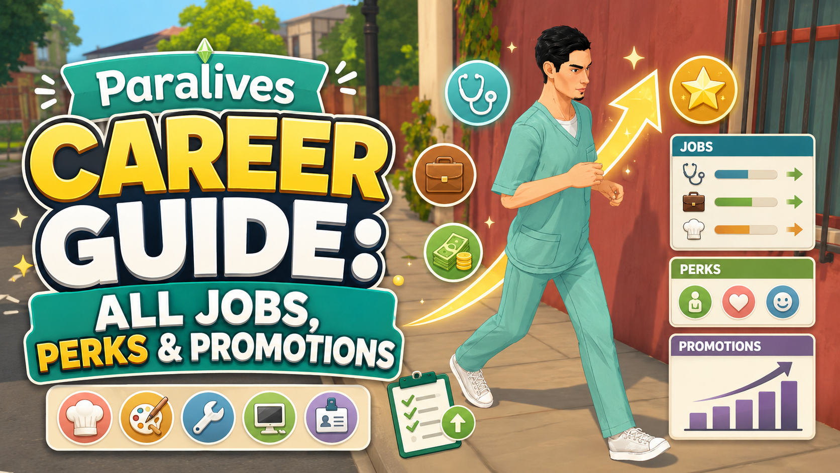 Paralives Career Guide: All Jobs, Perks & Promotions
