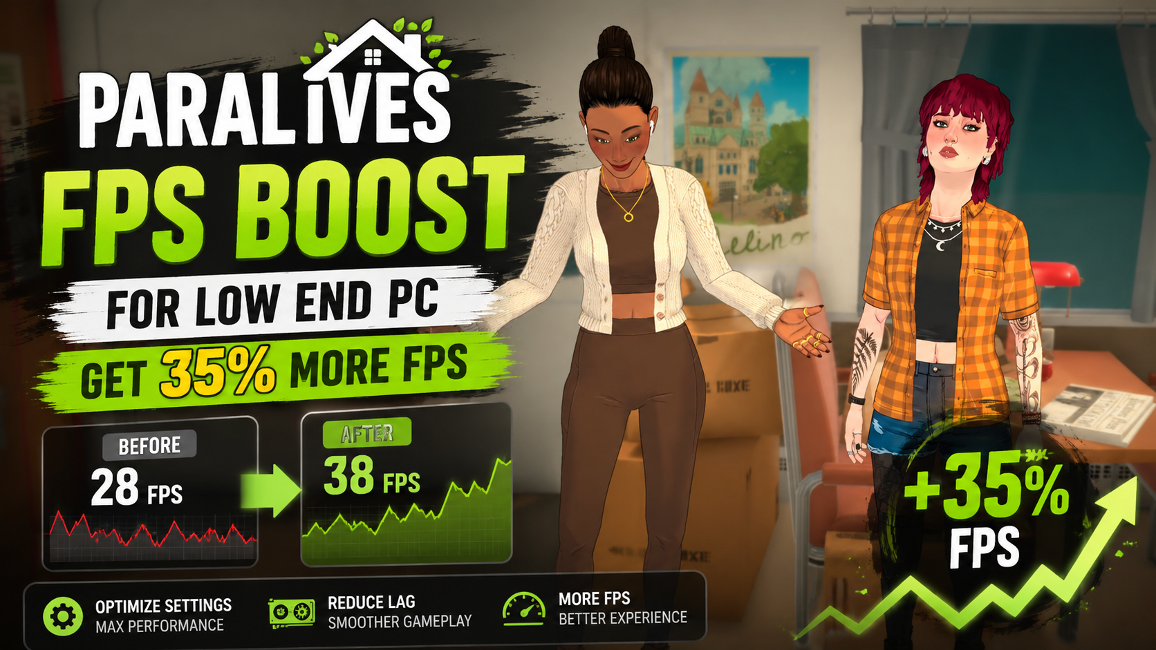 Paralives FPS Boost for Low End PC: Get 35% More FPS