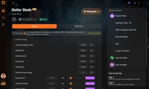 Choose XMODHUB for stellar blade