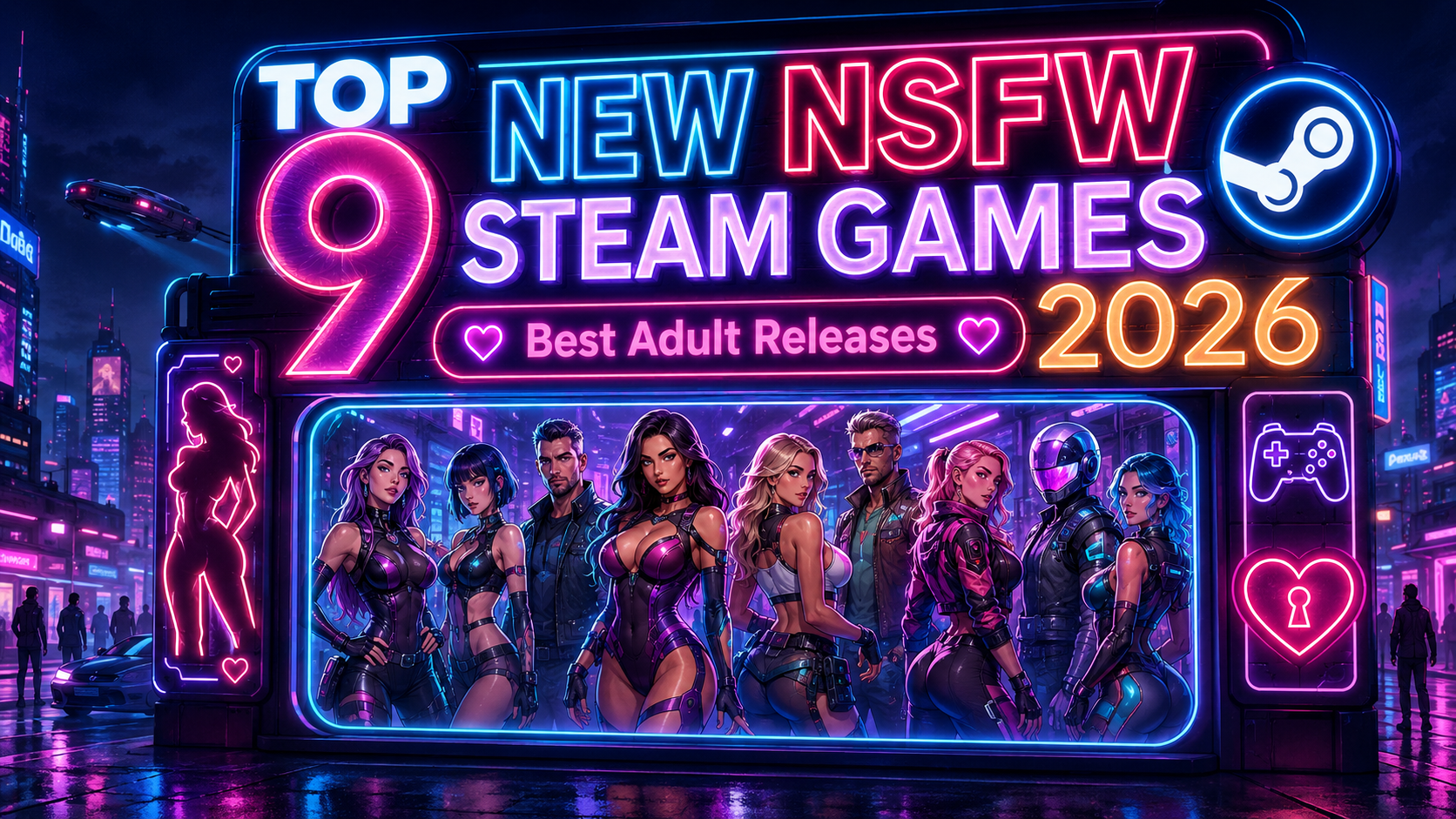 Top 9 New NSFW Steam Games 2026: Best Adult Releases