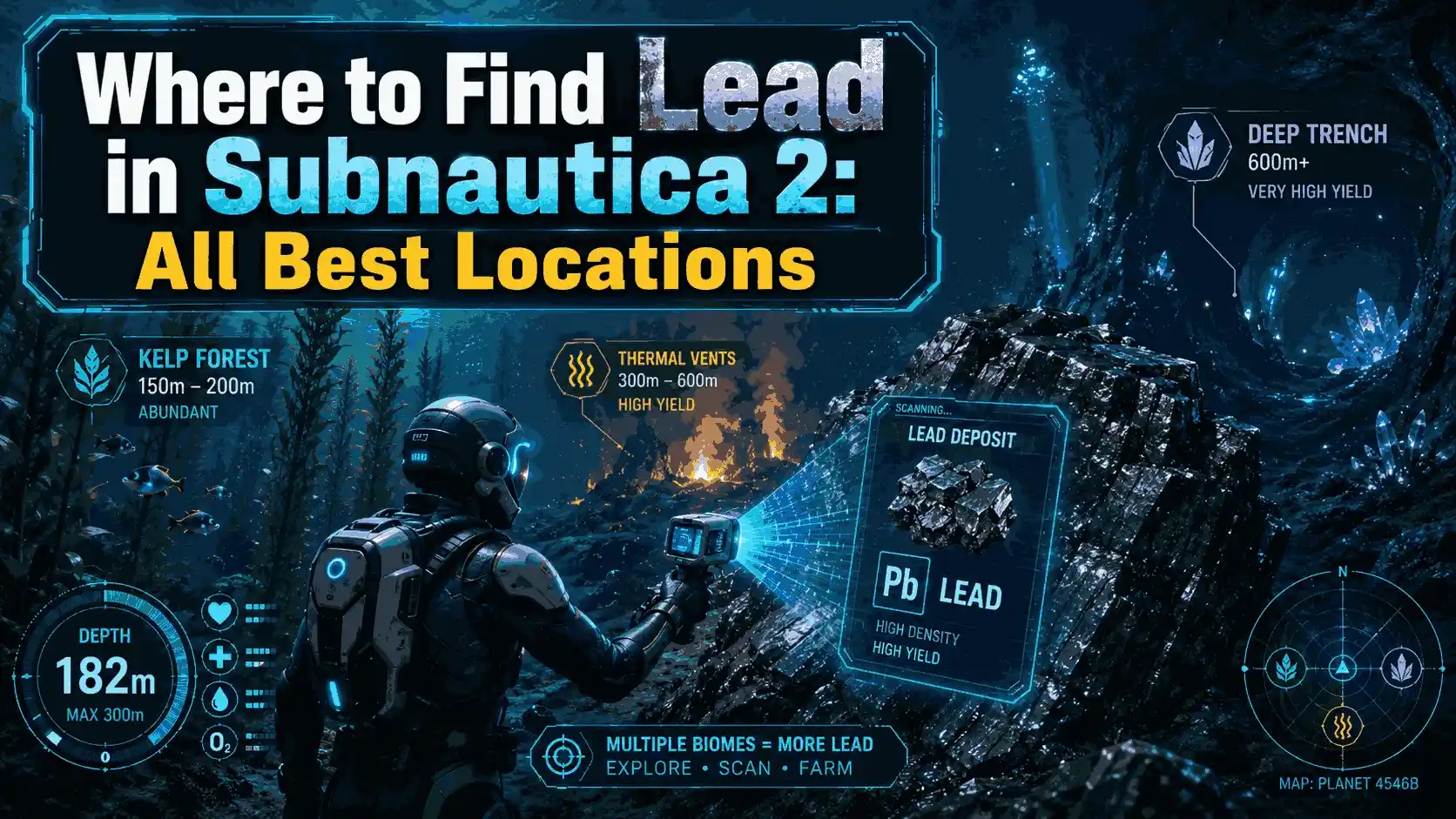Where to Find Lead in Subnautica 2: All Best Locations