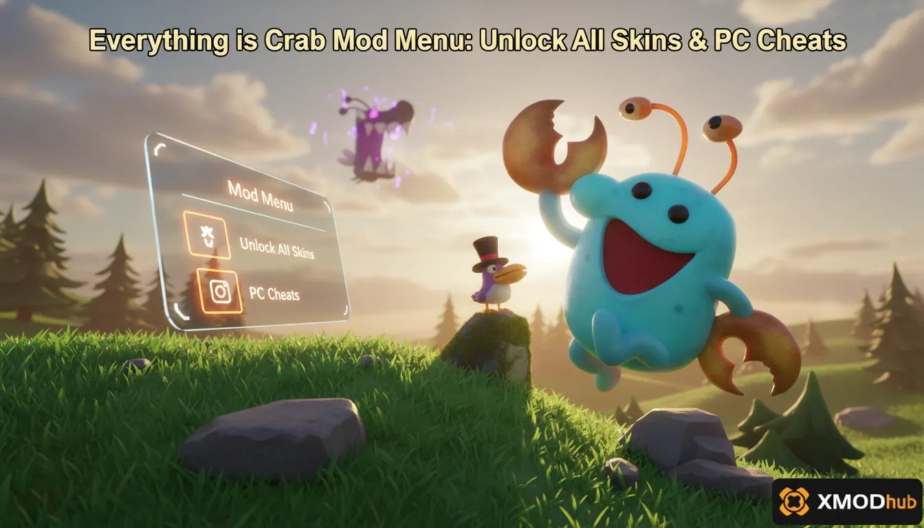 Everything is Crab Mod Menu: Unlock All Skins & PC Cheats