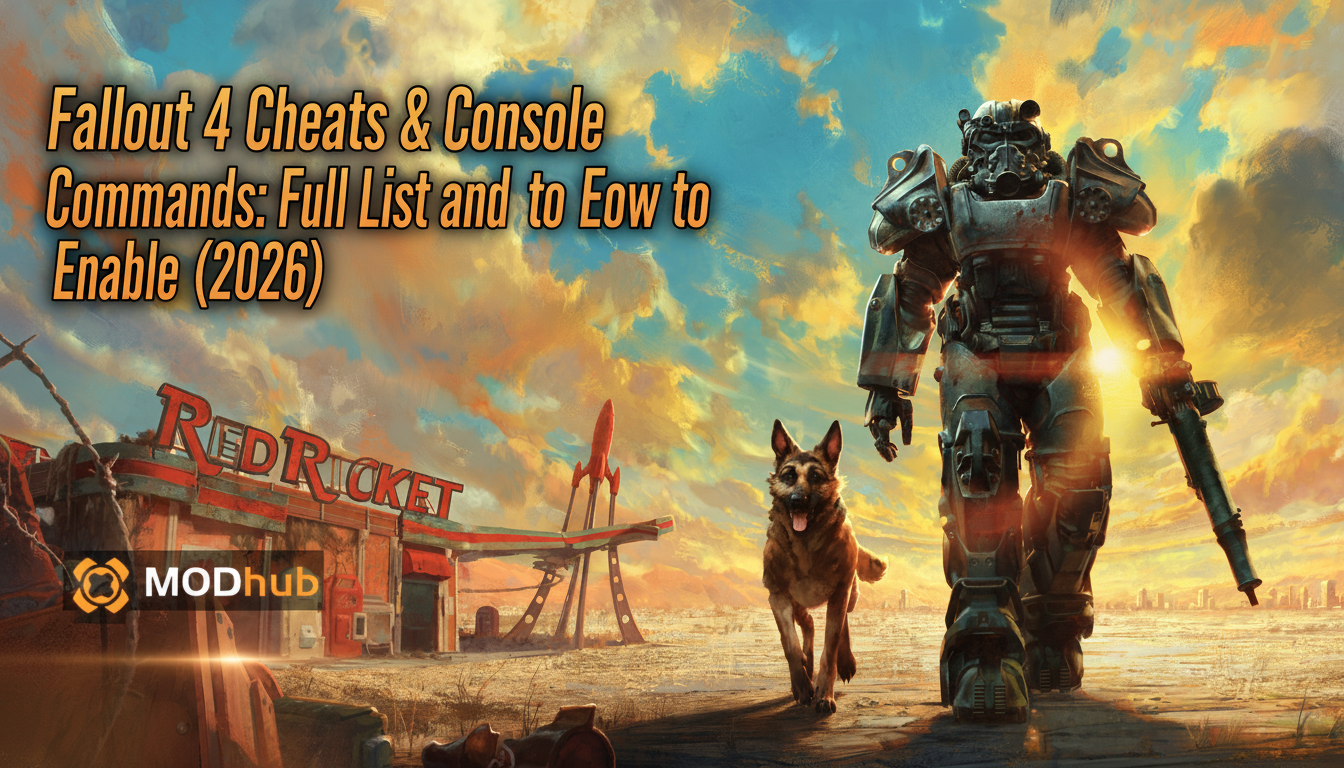 Fallout 4 Cheats & Console Commands: Full List and How to Enable (2026)