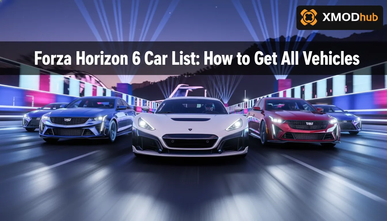 Forza Horizon 6 Car List: How to Get All Vehicles