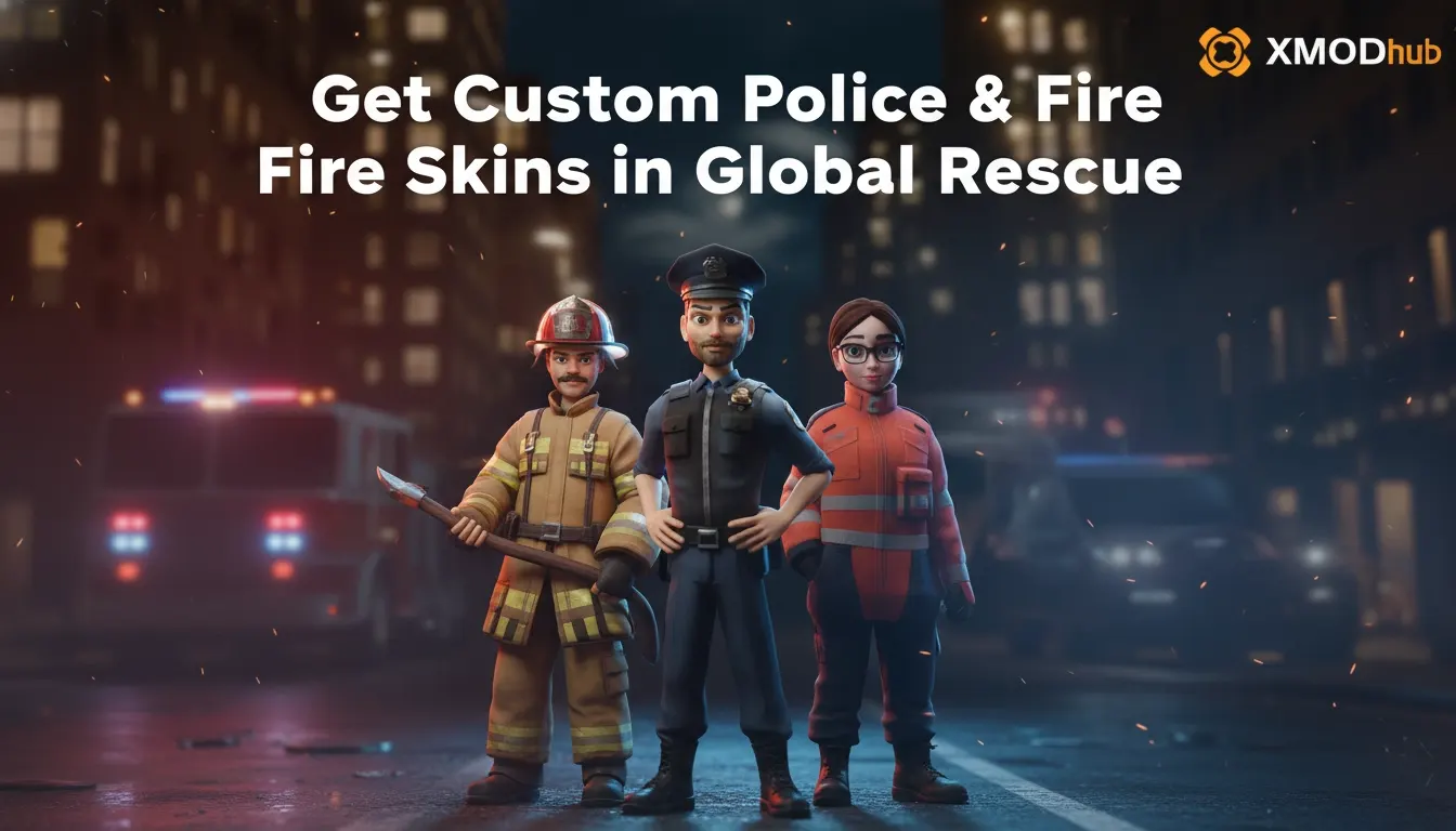 Get Custom Police & Fire Skins in Global Rescue