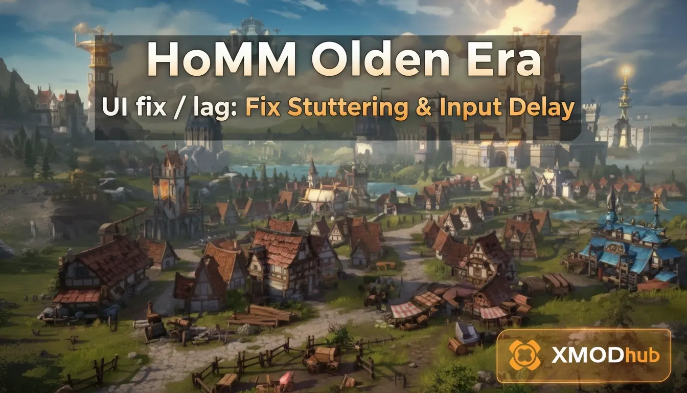 HoMM Olden Era UI fix / lag: Fix Stuttering & Input Delay