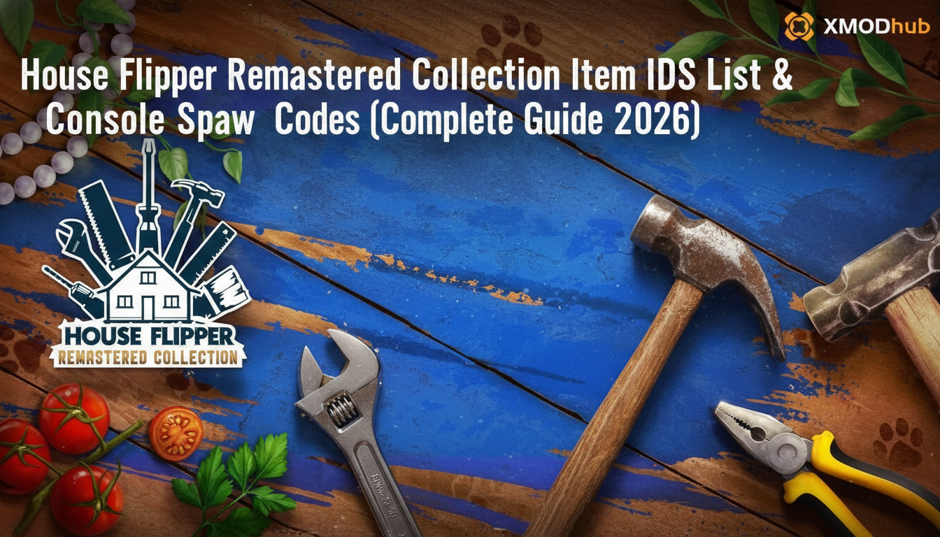 House Flipper Remastered Collection Item IDs List & Console Spawn Codes (Complete Guide 2026)