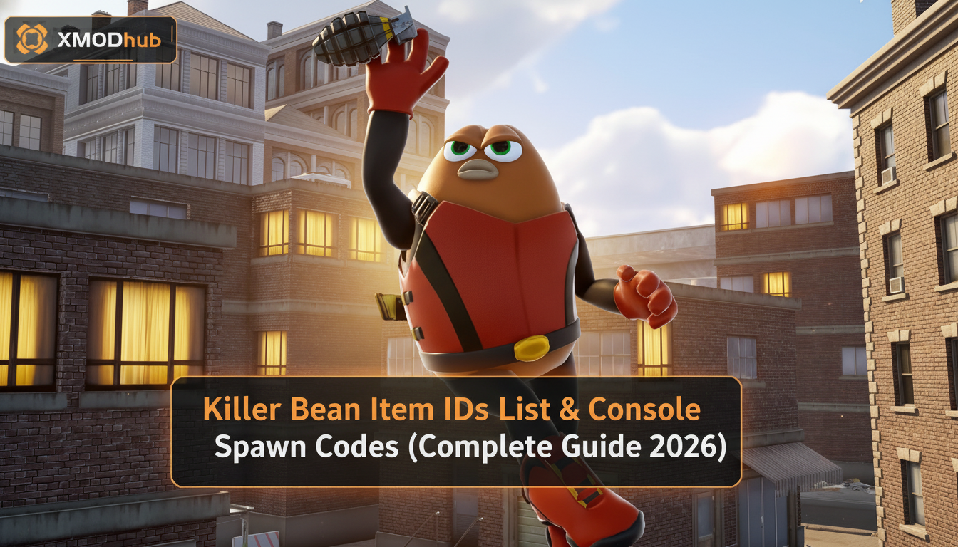Killer Bean Item IDs List & Console Spawn Codes (Complete Guide 2026)
