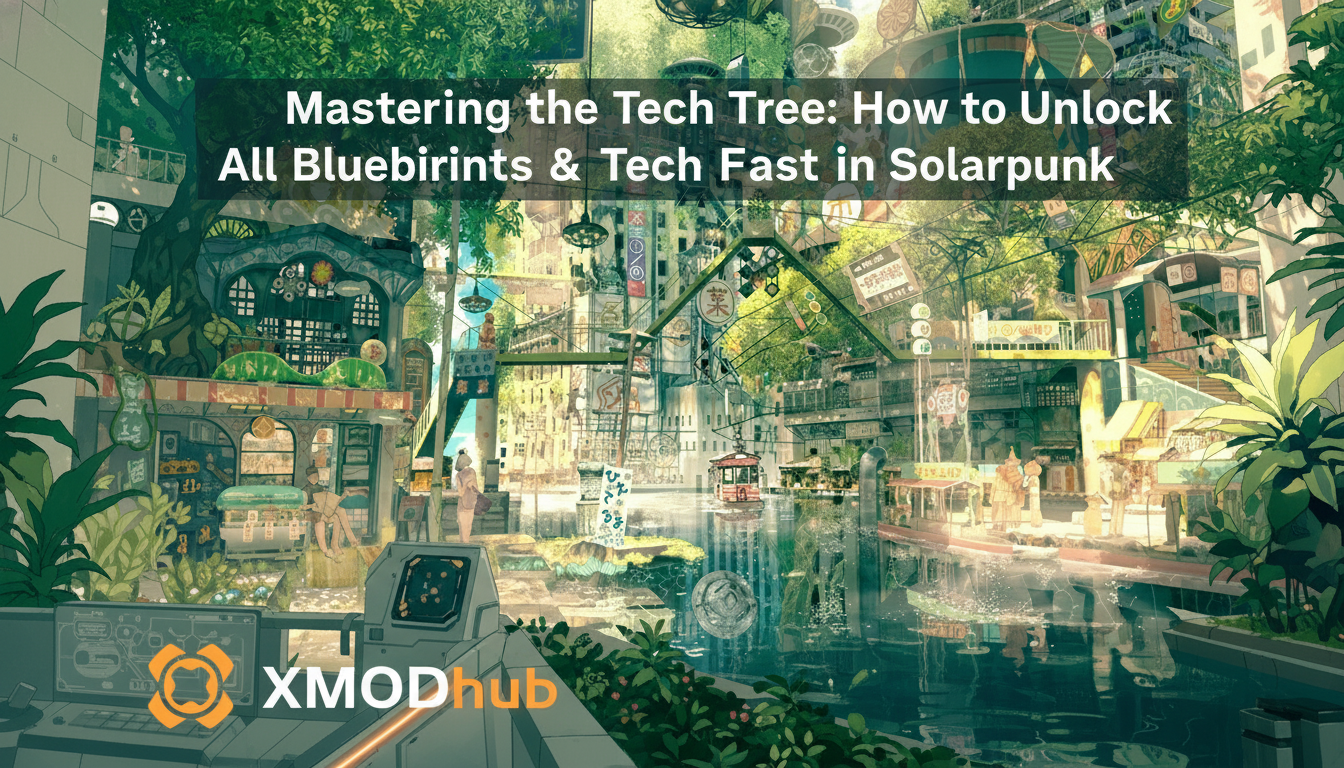 How to Unlock All Blueprints & Tech Fast in Solarpunk