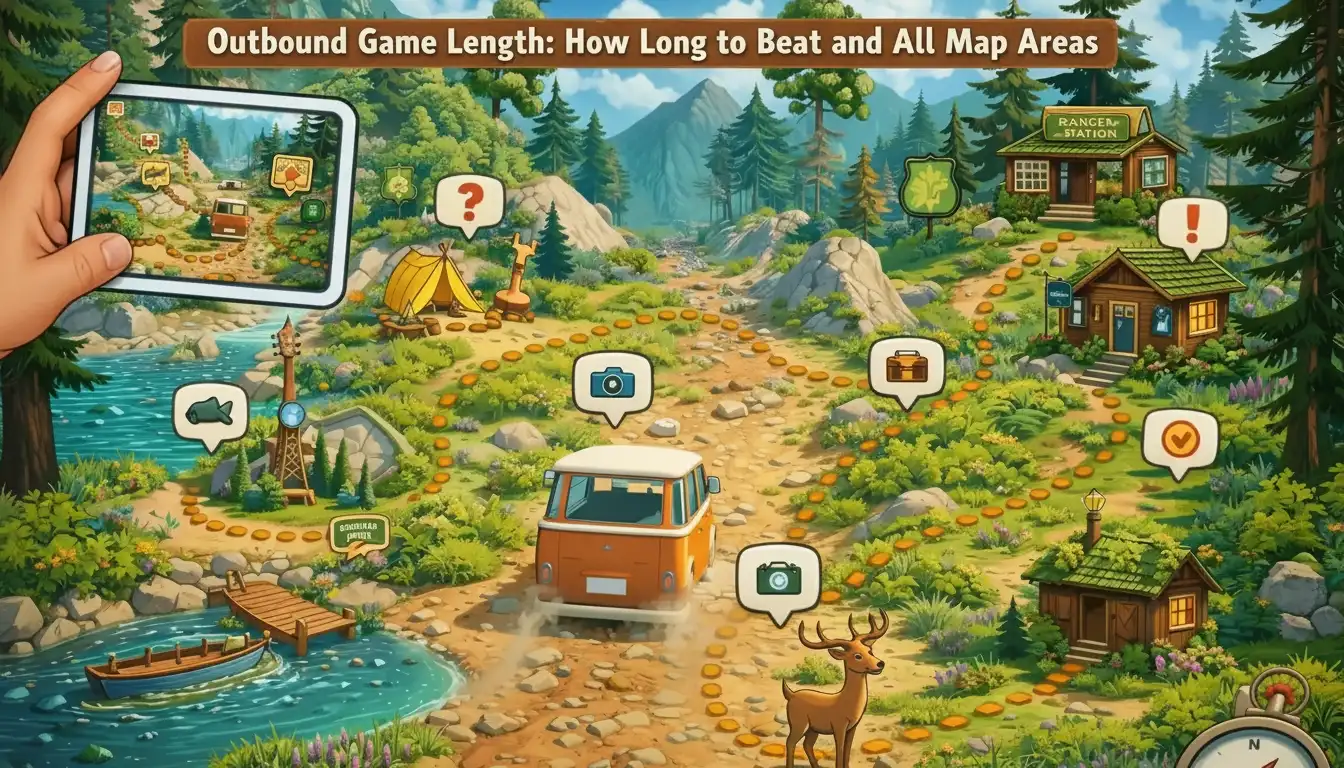 Outbound Game Length: How Long to Beat & All Map Areas Guide