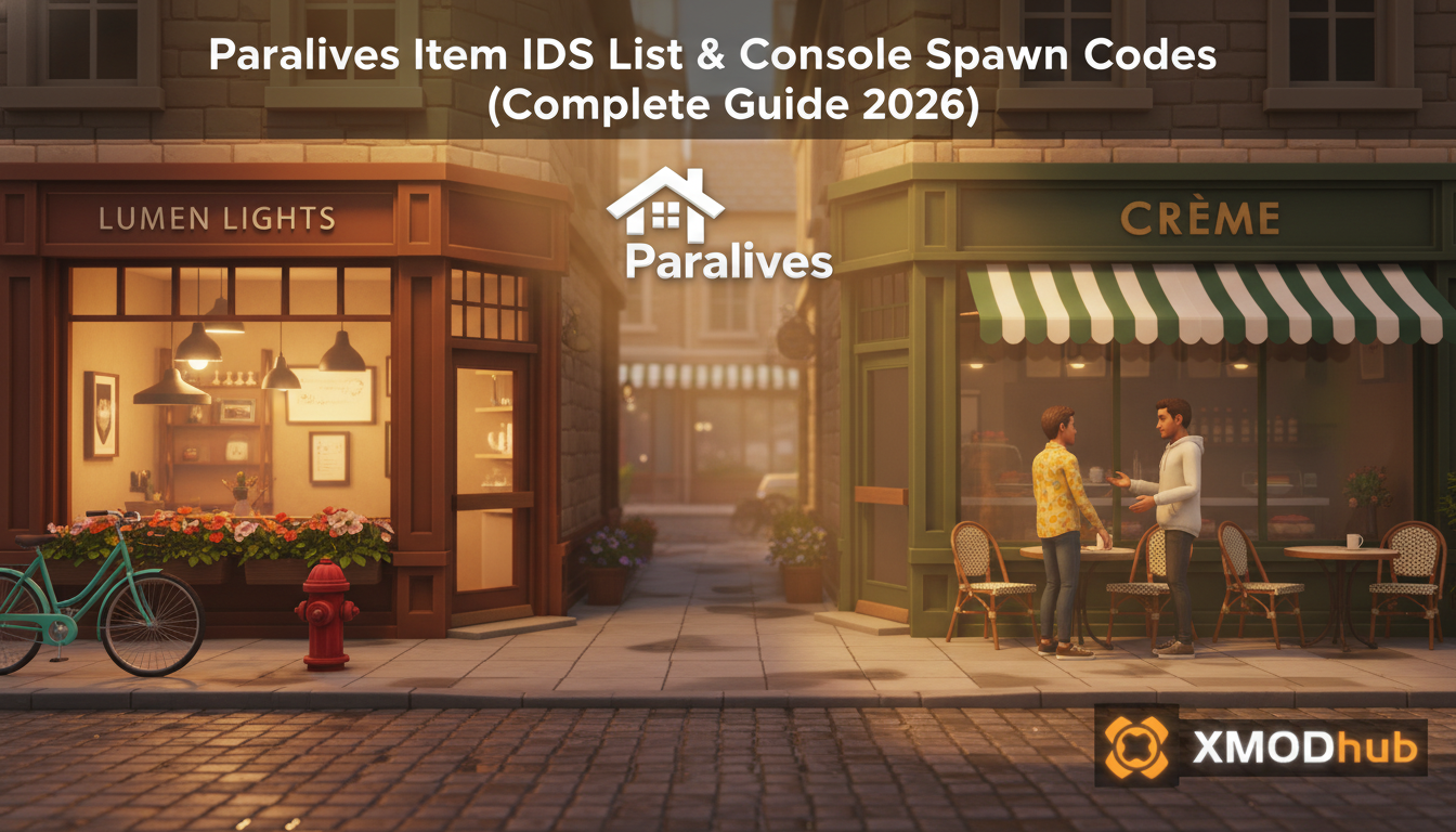 Paralives Item IDs List & Console Spawn Codes (Complete Guide 2026)