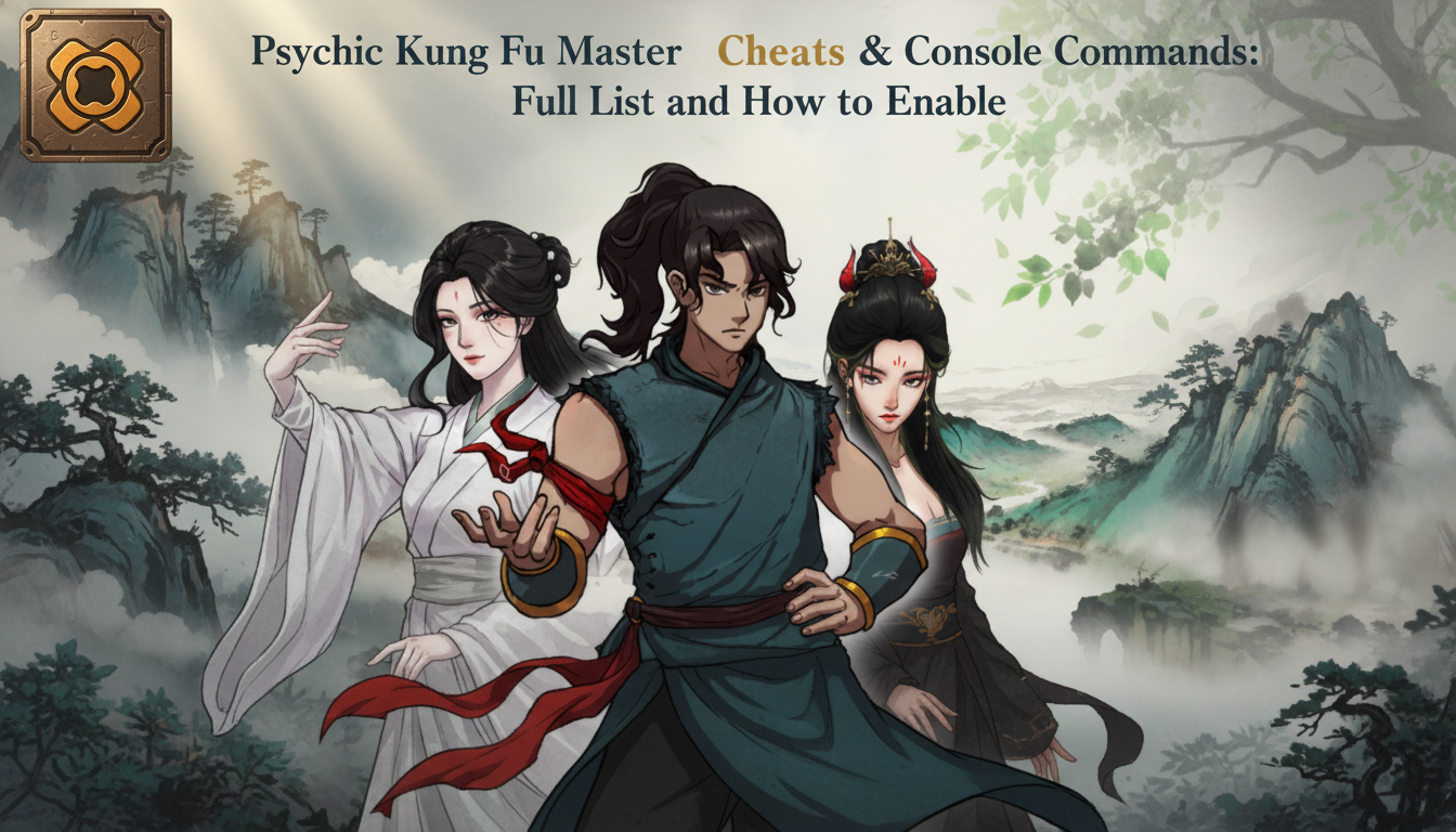 Psychic Kung Fu Master Cheats & Console Commands: Full List and How to Enable