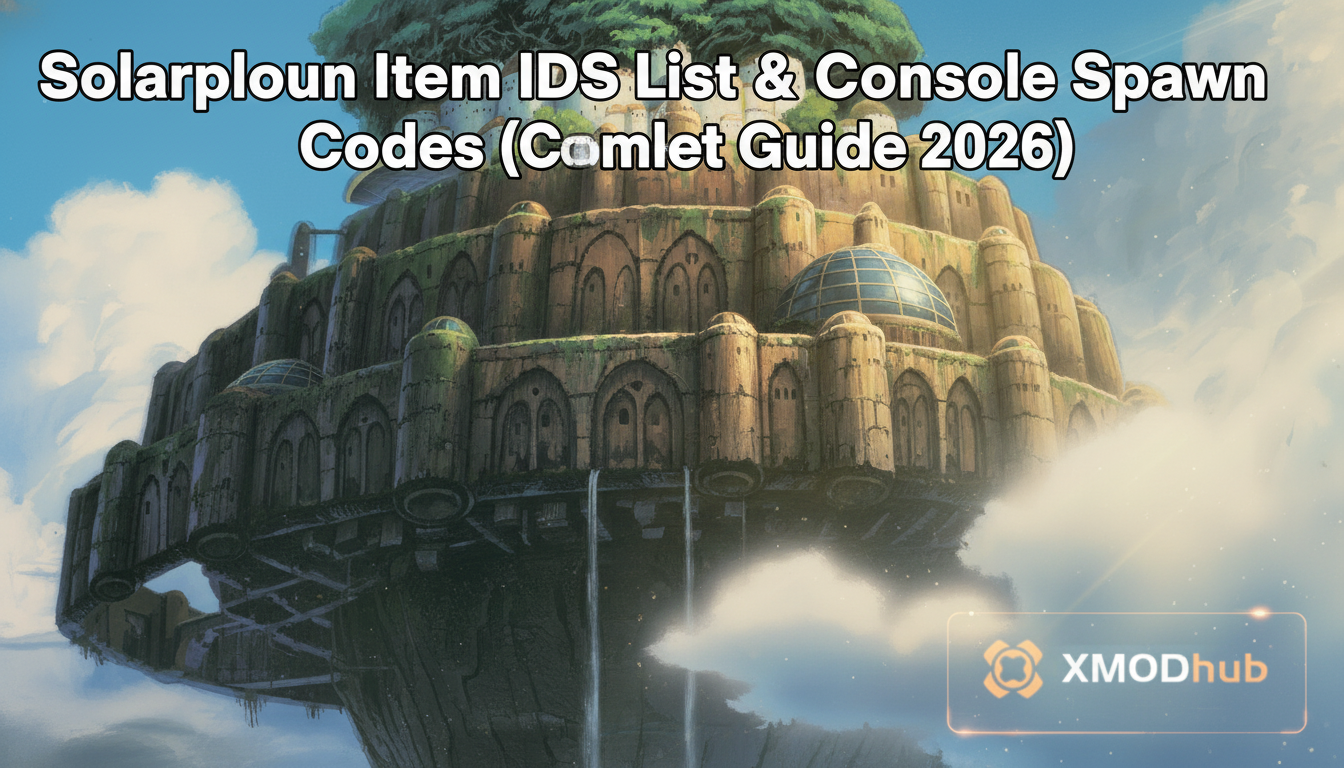 Solarpunk Item IDs List & Console Spawn Codes (Complete Guide 2026)