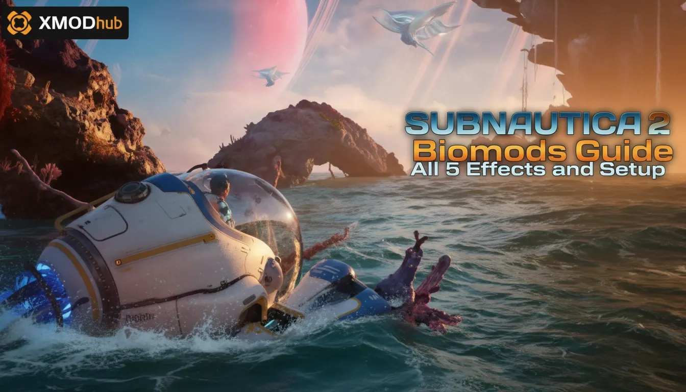 Subnautica 2 Biomods Guide All 5 Effects and Setup