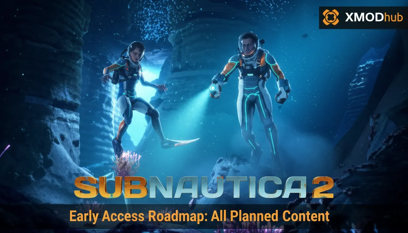 Subnautica 2 Early Access Roadmap: All Planned Content