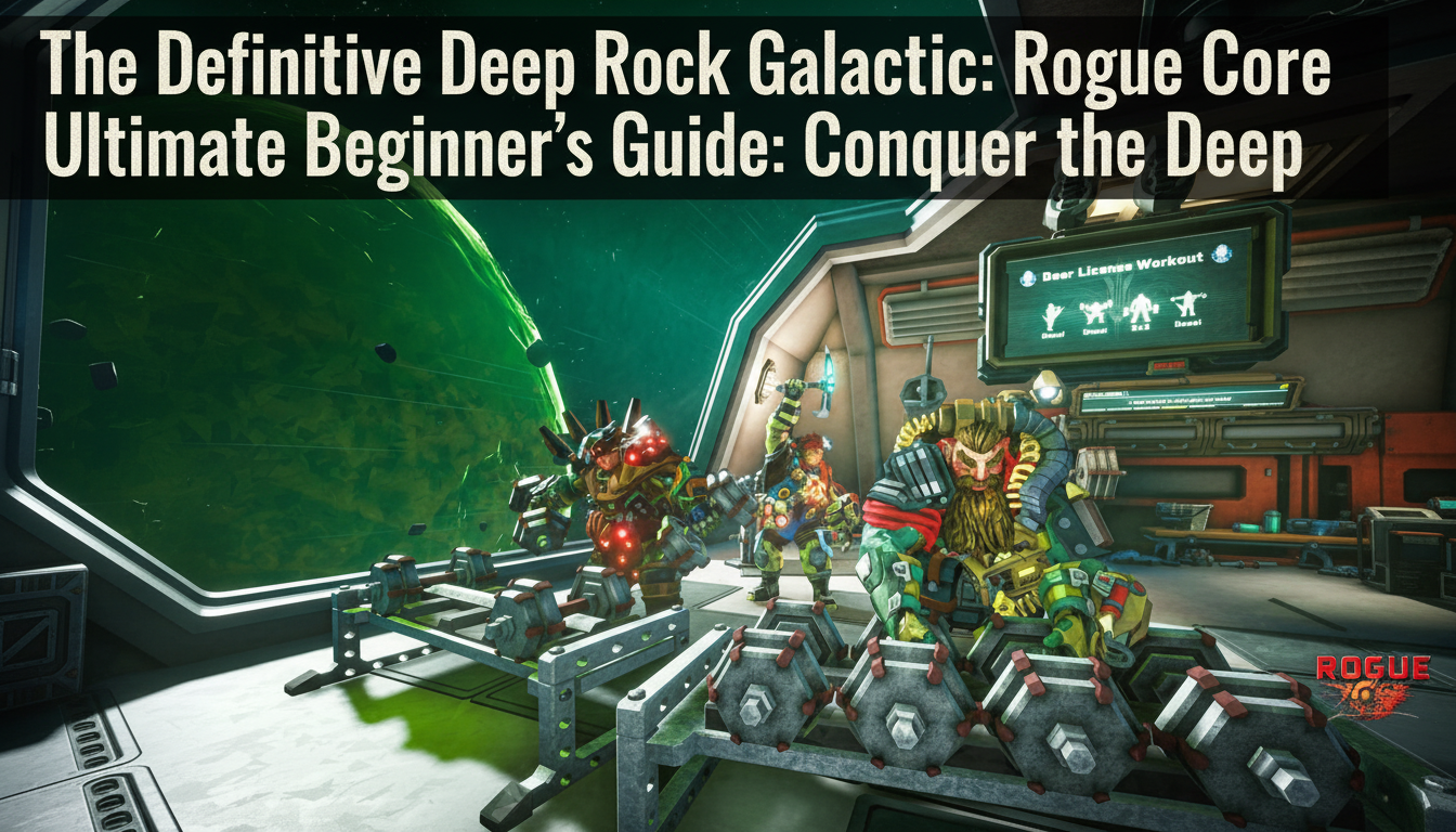 The Definitive Deep Rock Galactic: Rogue Core Ultimate Beginner’s Guide: Conquer the Deep