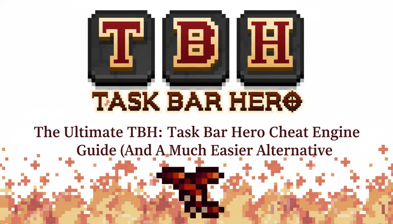 The Ultimate TBH: Task Bar Hero Cheat Engine Guide (And A Much Easier Alternative)