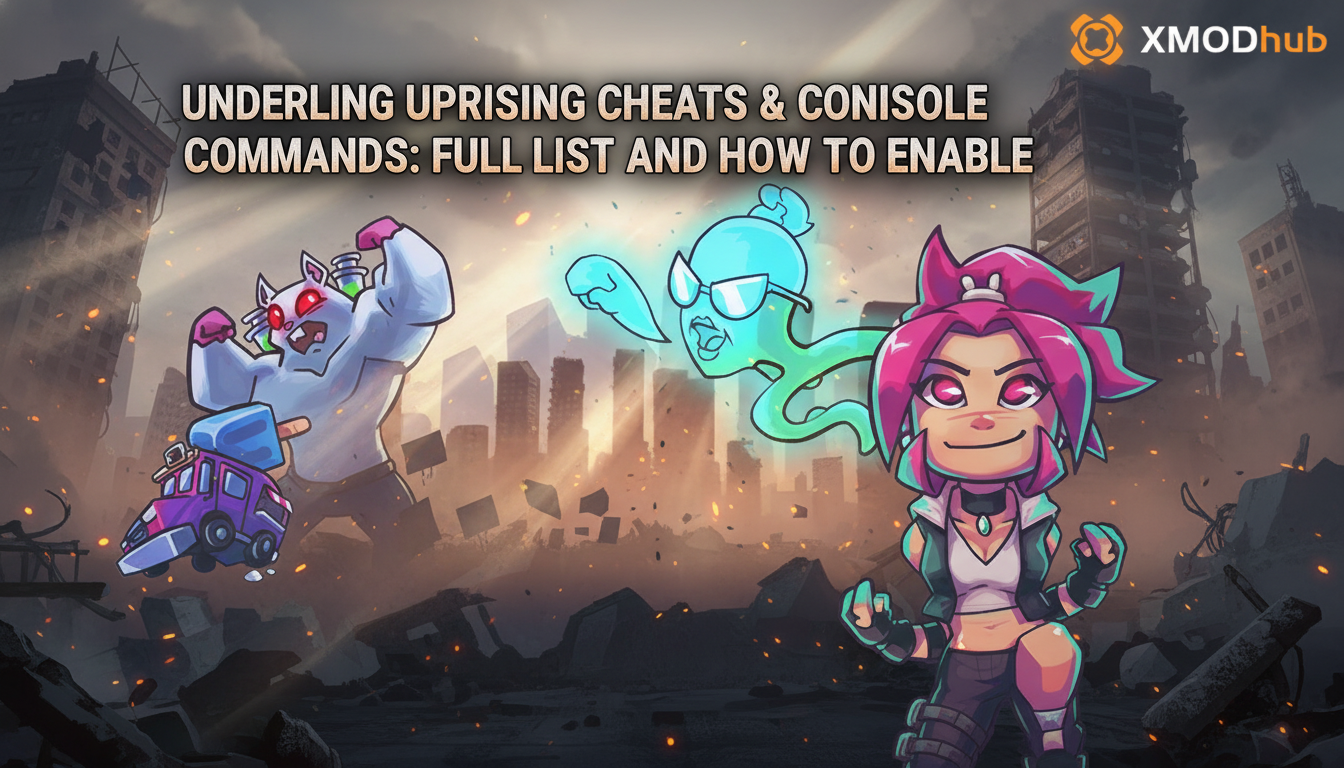 Underling Uprising Cheats & Console Commands: Full List and How to Enable