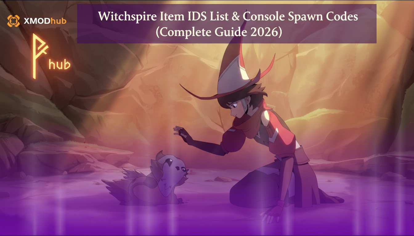 Witchspire Item IDs List & Console Spawn Codes (Complete Guide 2026)