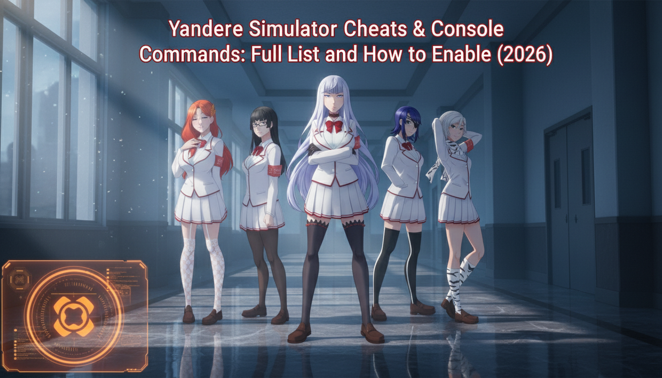 Yandere Simulator Cheats & Console Commands: Full List and How to Enable (2026)
