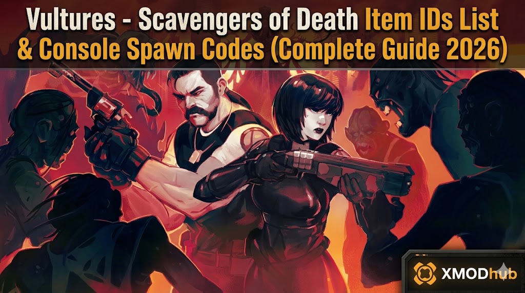 Vultures – Scavengers of Death Item IDs List & Console Spawn Codes (Complete Guide 2026)