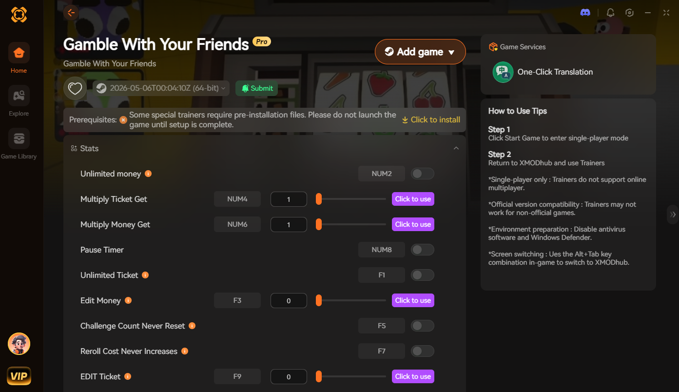 Gamble With Your Friends mods