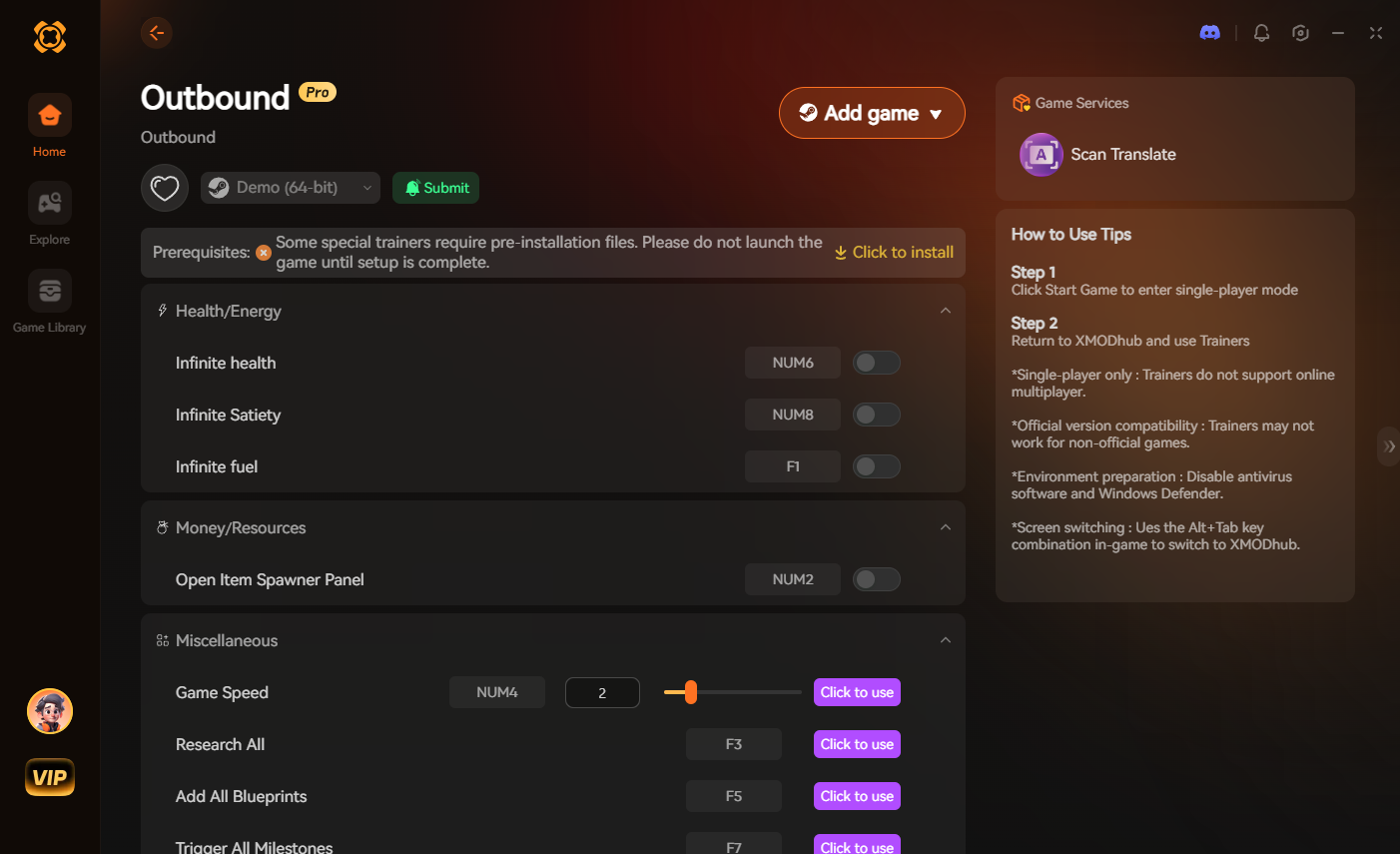 outbound mods
