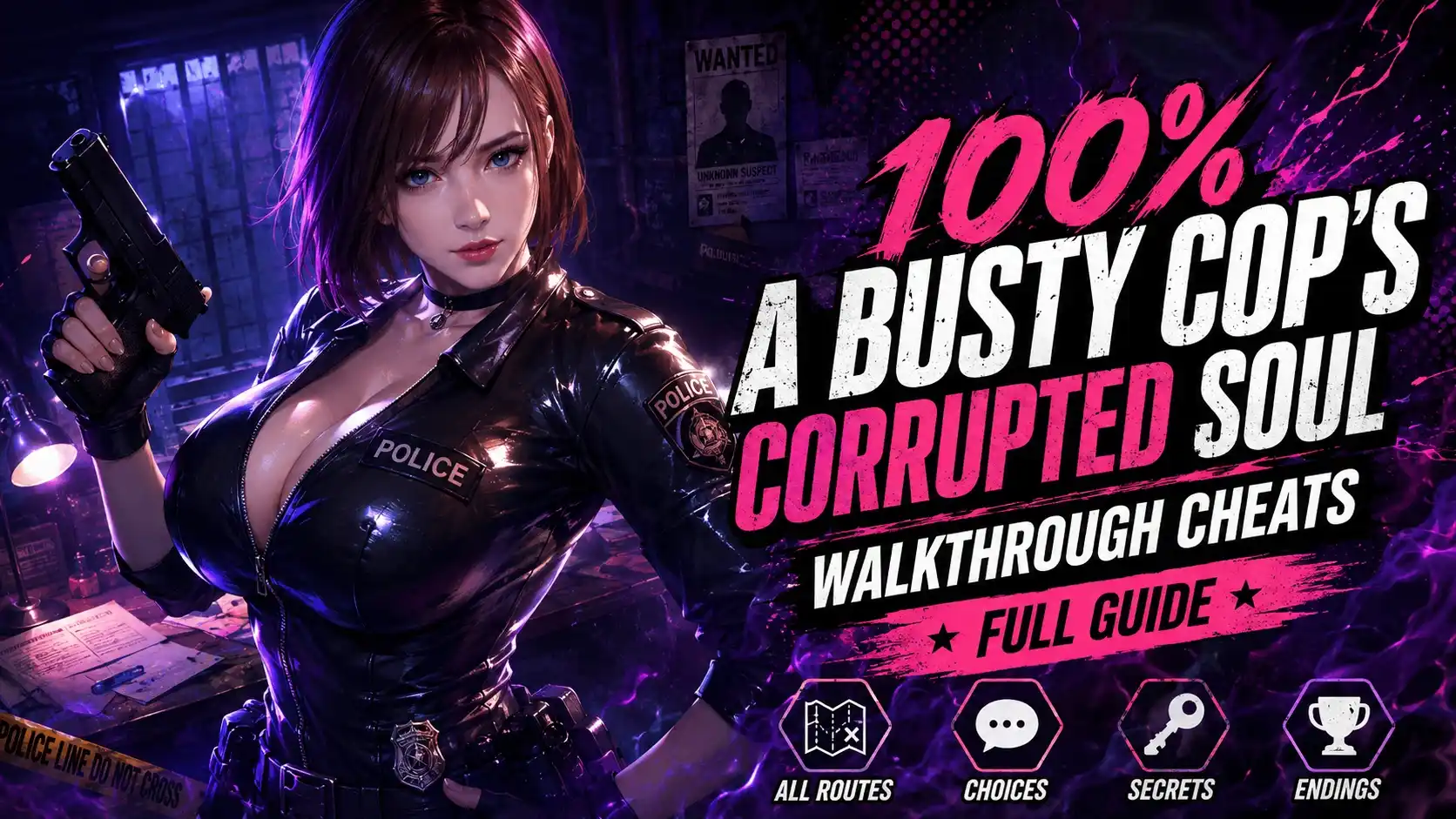 100% A Busty Cop’s Corrupted Soul Walkthrough Cheats