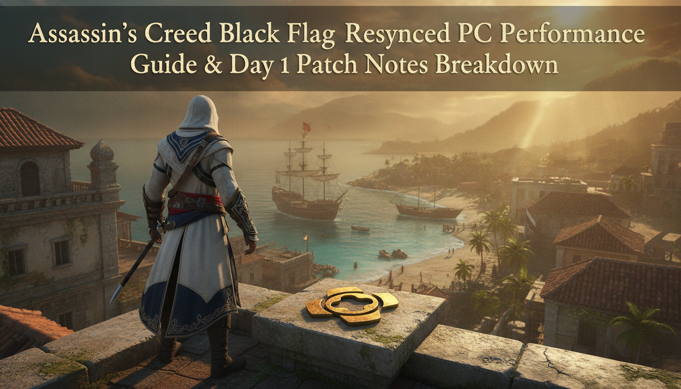 Assassin’s Creed Black Flag Resynced PC Performance Guide & Day 1 Patch Notes Breakdown