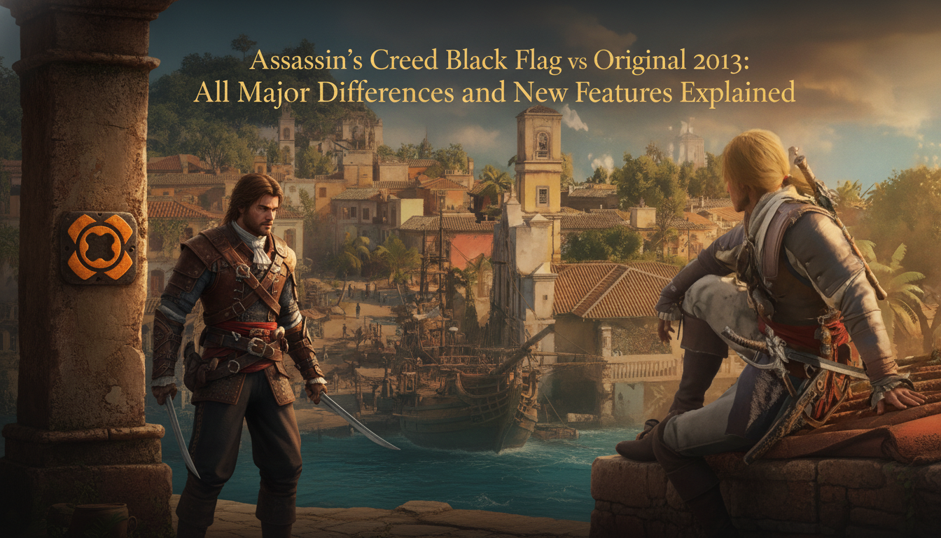 Assassin’s Creed Black Flag Resynced vs Original 2013: All Major Differences and New Features Explained