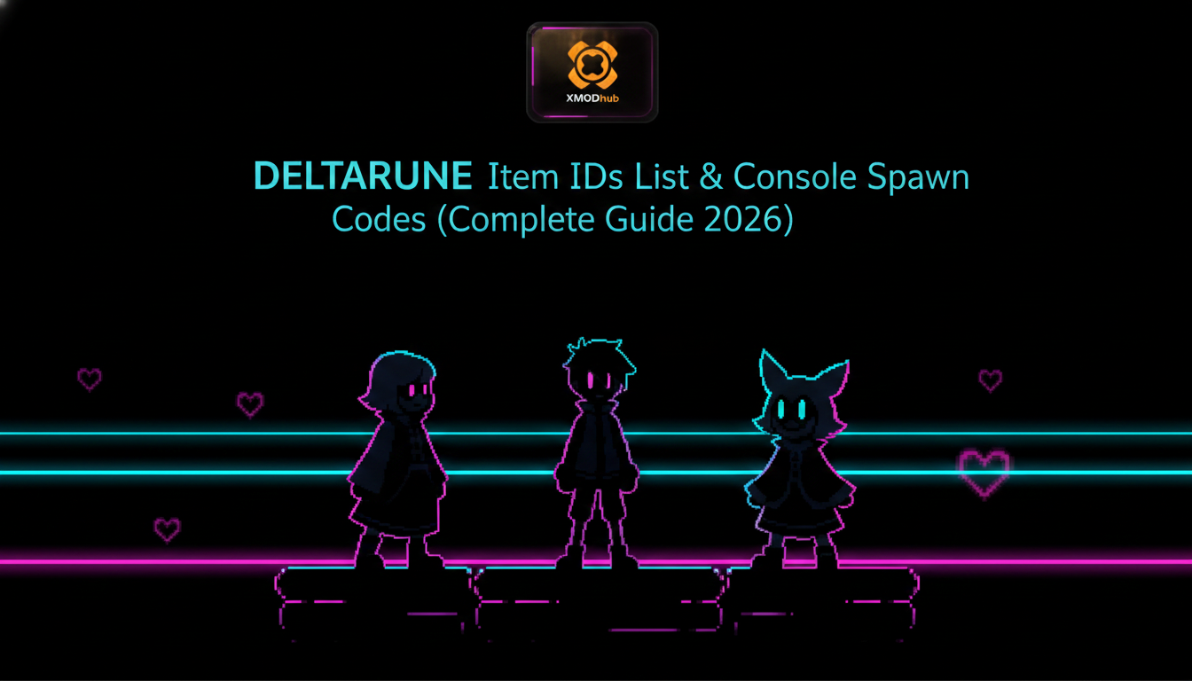 DELTARUNE Item IDs List & Console Spawn Codes (Complete Guide 2026)