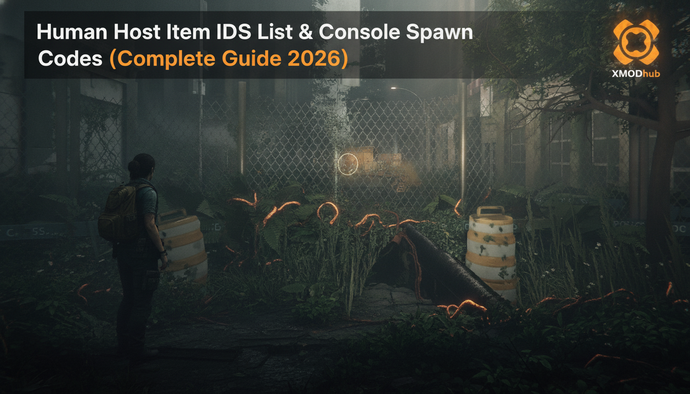 Human Host Item IDs List & Console Spawn Codes (Complete Guide 2026)