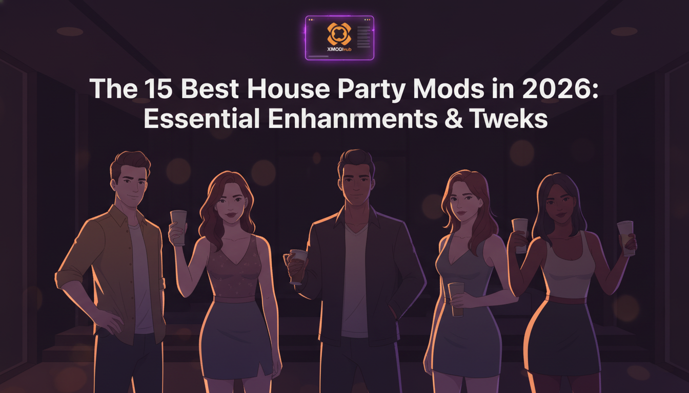 XMODhub guide: 15 Best House Party Mods in 2026 for Essential Enhancements.