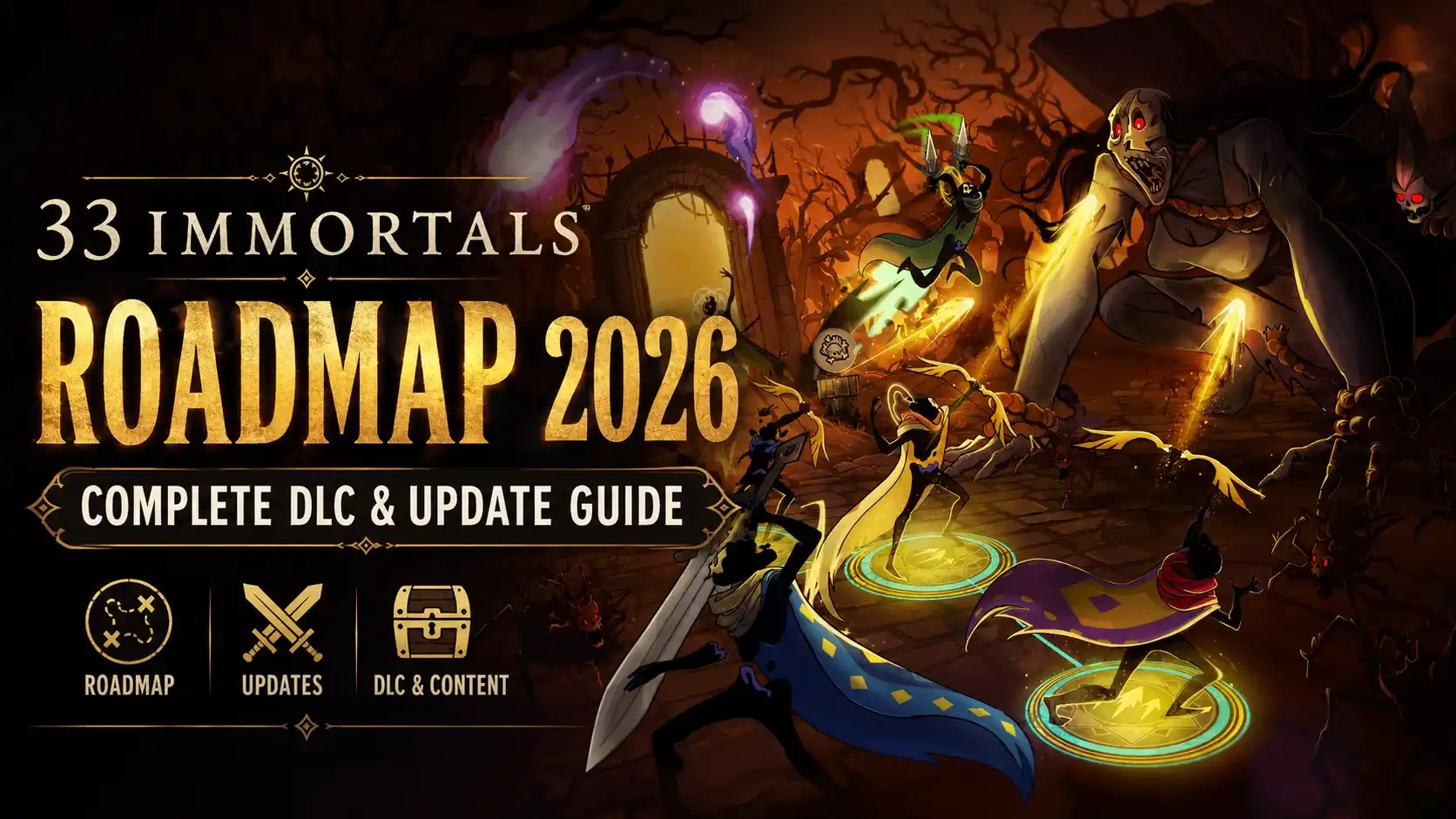 Дорожная карта 33 Immortals на 2026 год: Полное руководство по DLC и обновлениям