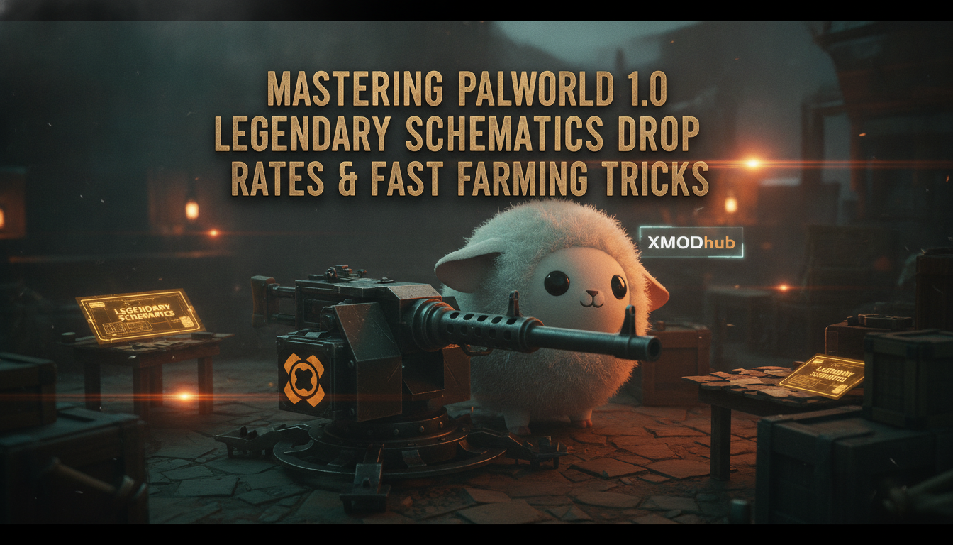 Mastering Palworld 1.0 Legendary Schematics Drop Rates & Fast Farming Tricks