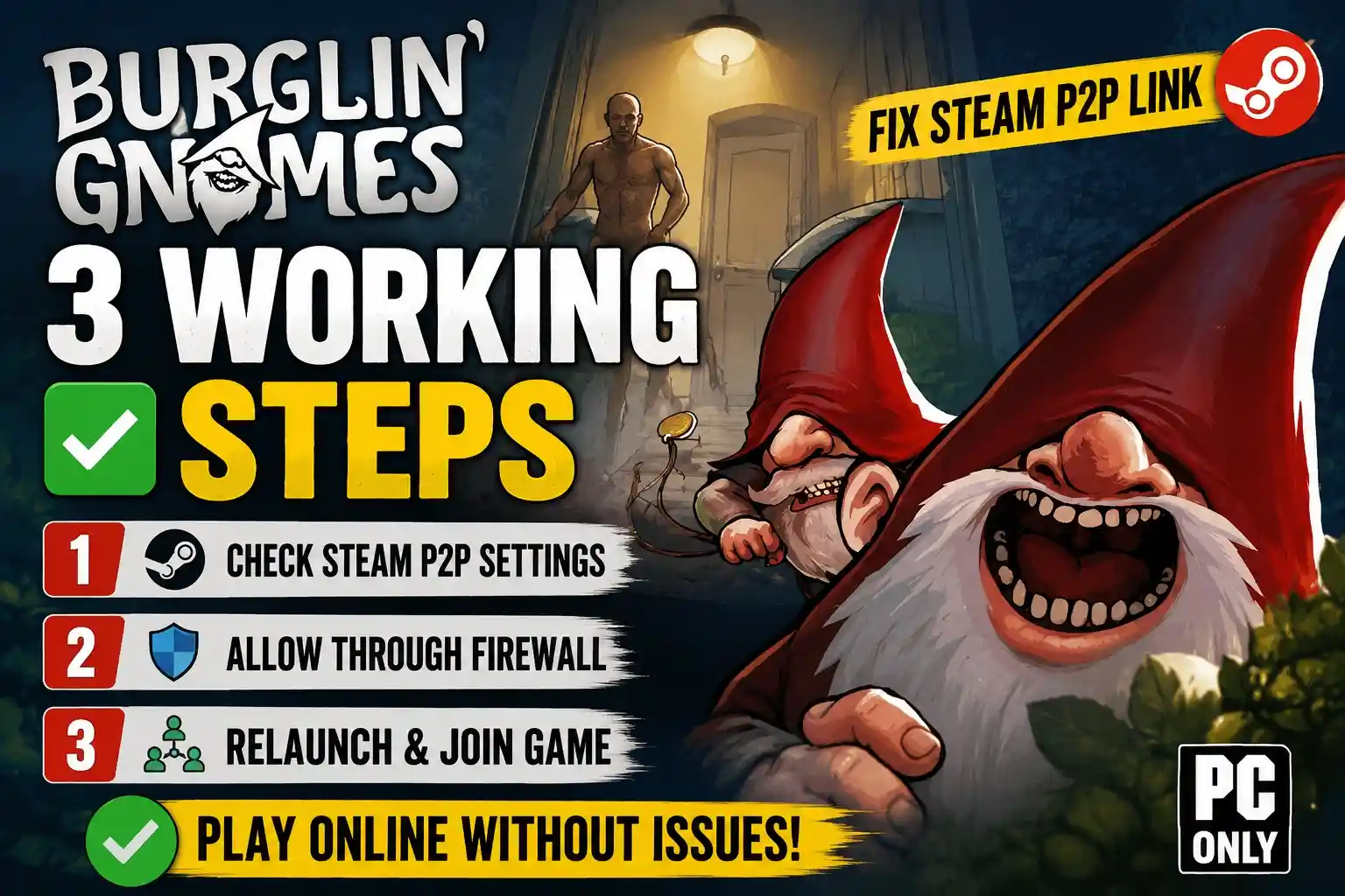 Burglin’ Gnomes Cheats PC: Safe Trainer Guide
