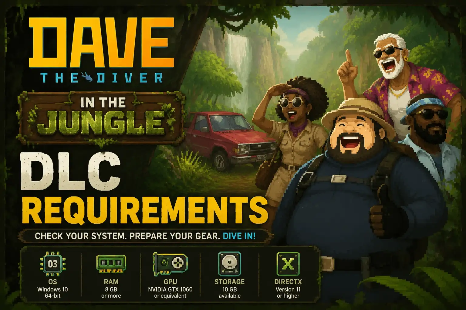 Dave the Diver In the Jungle DLC Requirements: Full Guide