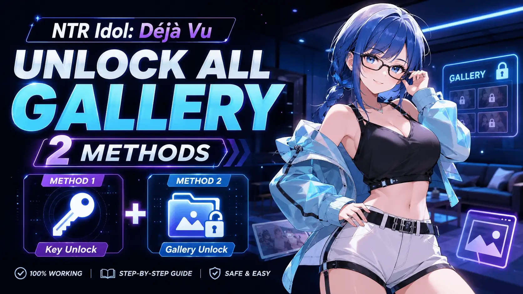 Déjà Vu NTR Idol: Déjà Vu — как открыть всю галерею: 2 способа