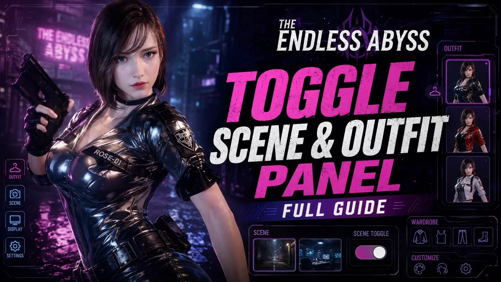 Endless Abyss Toggle Scene & Outfit Panel: Full Guide