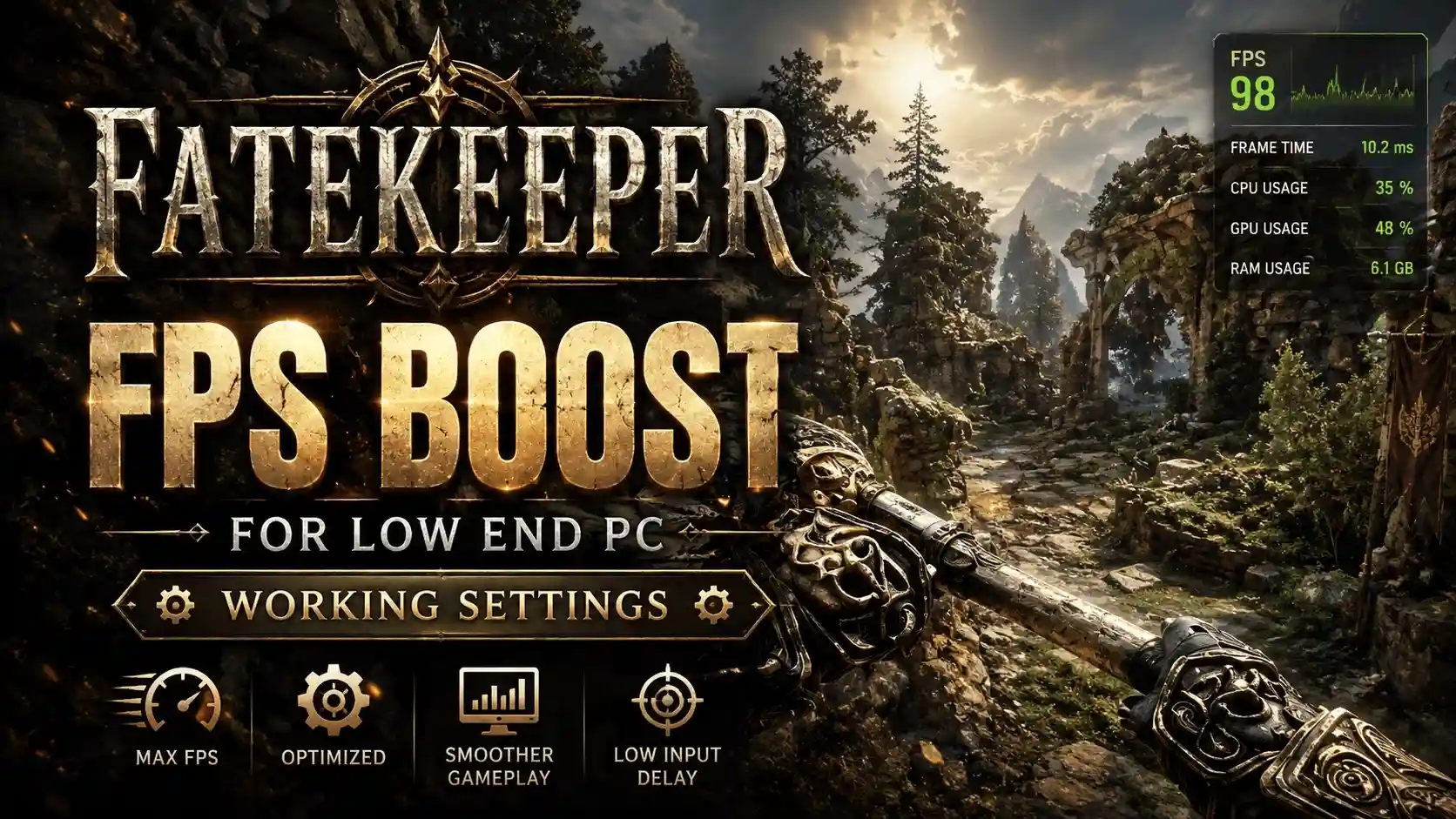 Fatekeeper FPS Boost for Low End PC: Working Settings