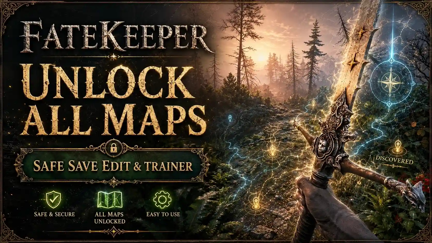Fatekeeper Unlock All Maps: Safe Save Edit & Trainer