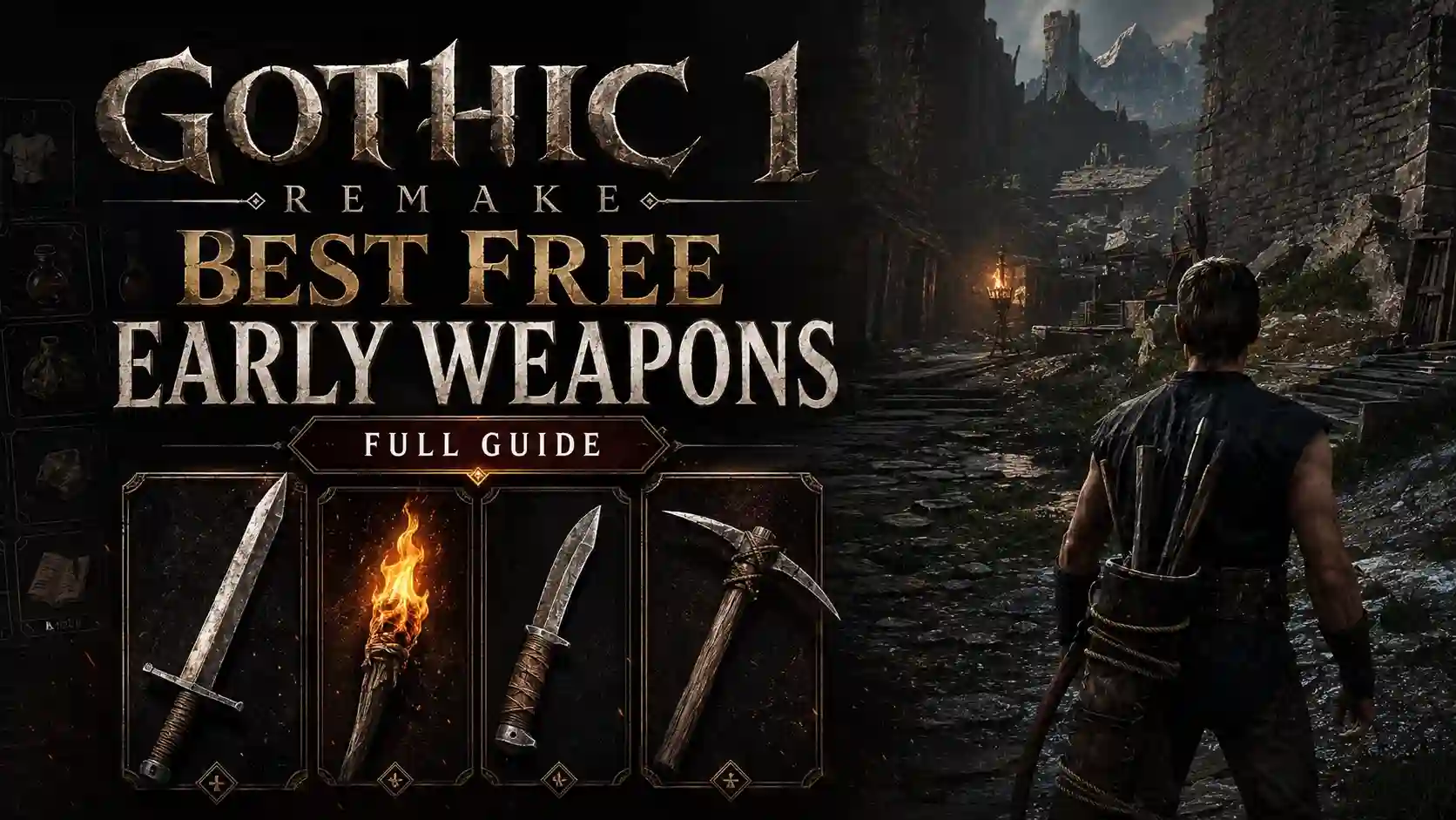 Gothic 1 Remake: Best Free Early Weapons (Full Guide)